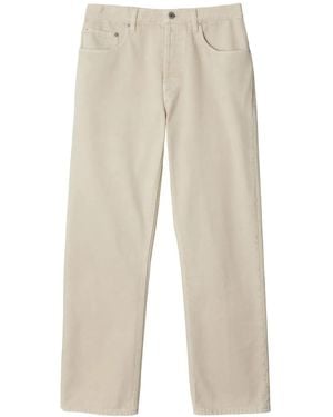 Burberry Straight-Leg Jeans - Natural