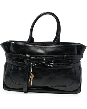 OSOI Brocle Leather Tote Bag - Black