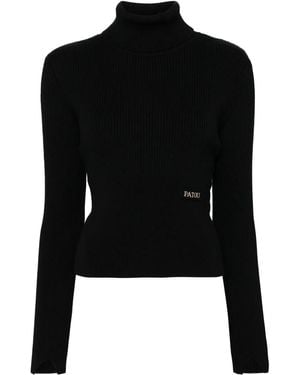 Patou Wool Knitwear - Black