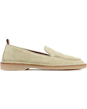 Buttero Suede Loafers - Natural