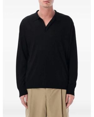 Roberto Collina Polo Collar Jumper - Blue