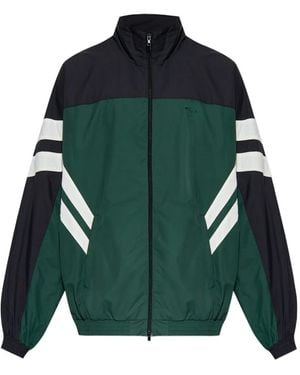 Vetements Giacca Con Dettaglio A Righe - Verde