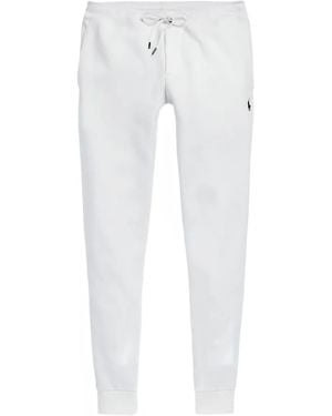Polo Ralph Lauren Elasticated-Waistband Track Trousers - White