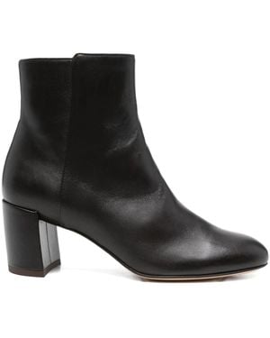 Agl Attilio Giusti Leombruni 60Mm Block-Heel Leather Boots - Black