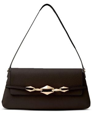Jimmy Choo Diamond Shoulder Bag - Black