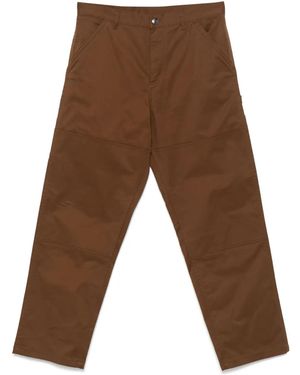 Moncler Cotton Gabardine Pants - Brown