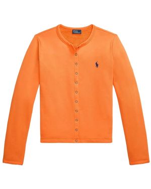 Polo Ralph Lauren Long-Sleeve Cardigan - Orange