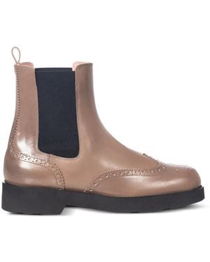 Fabiana Filippi Pull-Tab Chelsea Boots - Brown