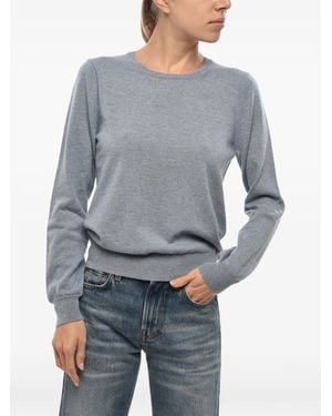 Malo Jersey Con Cuello Redondo - Gris