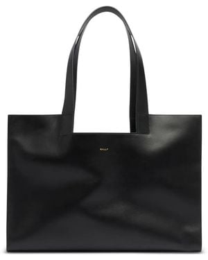 Bally Easy Leather Tote Bag - Black