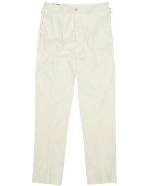 Fortela Oklahoma Cotton Trousers - White