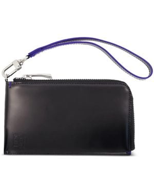 Adererror Zip-Around Leather Wallet - Black