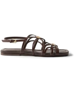 Claudie Pierlot Sandales À Détail De Médaillon - Marron