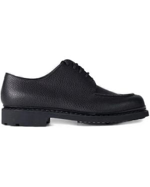Arpenteur X Paraboot Chambord Mirage Grained Leather Derby Shoes - Black