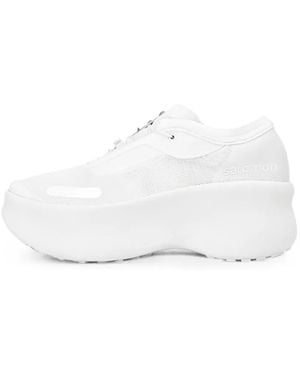 Salomon X Comme Des Garcons Sense Feel Platform Sneakers - White