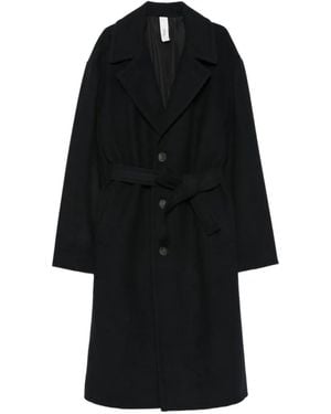 Hevò Ostuni Belted Coat - Black