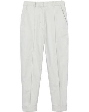 3.1 Phillip Lim Cropped Tapered Trousers - White
