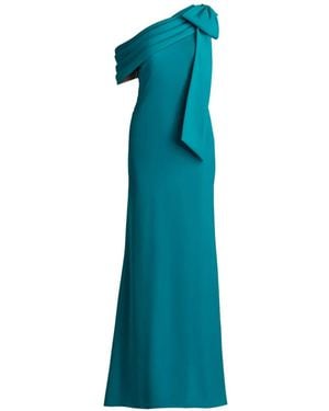 Tadashi Shoji Cassia One-Shoulder Maxi Dress - Blue