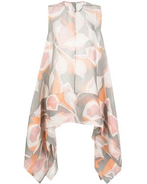Bambah Gana Flared Dress - White