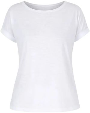 Juvia Cuffed T-Shirt - White