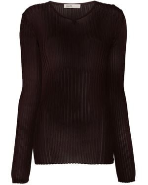KHAITE Tia Top - Brown