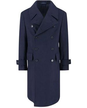 Caruso Cappotto Doppiopetto - Blu