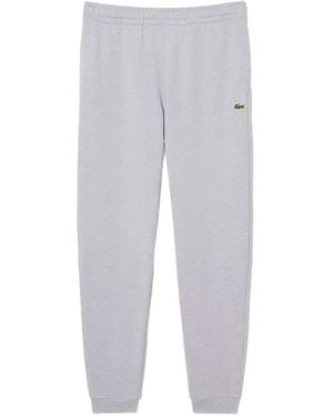 Lacoste Logo-Patch Track Pants - Gray