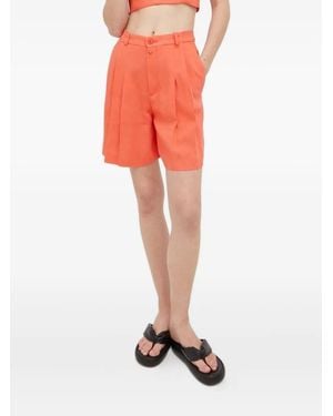 DRYKORN Pantalones Cortos De Talle Alto - Naranja