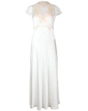 Doen Coraline Lace-Trim Maxi Dress - White