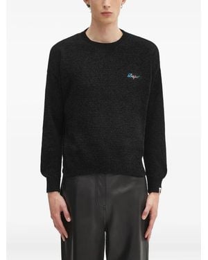 A Bathing Ape Maglione Con Ricamo - Nero