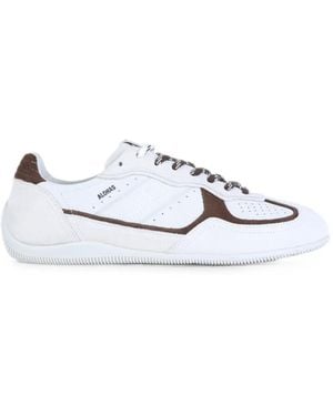 Alohas Panelled Leather Trainers - White
