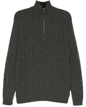 N.Peal Cashmere Albemarle Jumper - Grey