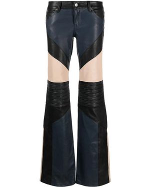 Zadig & Voltaire Paulin パネル フレアパンツ - ブルー
