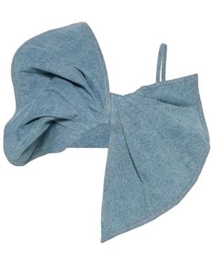 Nina Ricci Giant-Bow Top - Blue