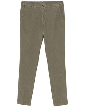 Berwich Pantalon Morello Elax En Velours Côtelé - Grey
