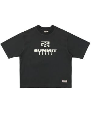 Homme by Michele Rossi Graphic-Print Logo-Patch T-Shirt - Black
