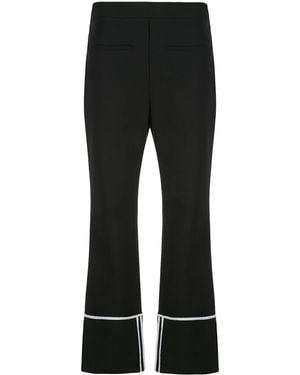 Ellery Bembe Turn-Up Trousers - Black