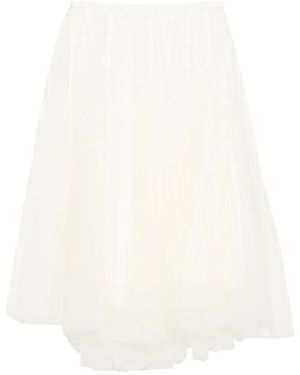 JNBY Pleated Midi Skirt - White