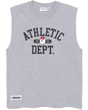 Chocoolate Graphic-Print Vest - Grey