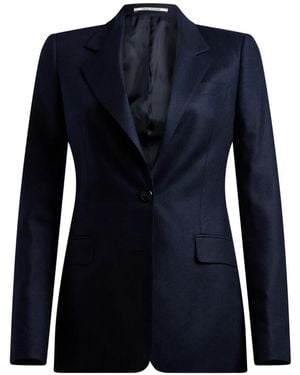 Tagliatore Peak-Lapel Single-Breasted Blazer - Blue