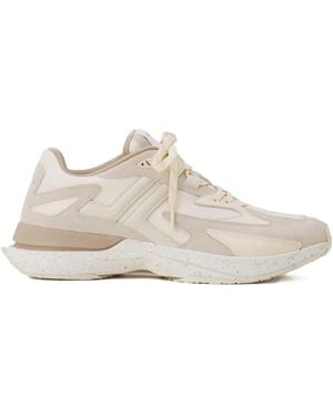 Lanvin Jla Paneled Lace-Up Sneakers - White