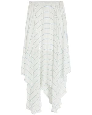 Bondi Born Capri Square Maxi Skirt - White