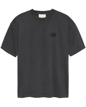 New Amsterdam Logo-Embroidered T-Shirt - Black