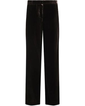 Kiltie Fluwelen Broek - Zwart