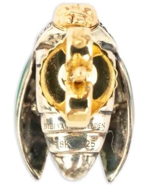 Bibi Van Der Velden Boucle D'Oreille Scarab En 18Ct À Tsavorites Et Diamants - Métallisé