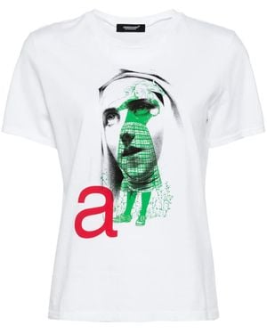Undercover Graphic-Print Cotton T-Shirt - White