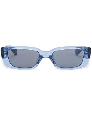Messyweekend Grace Reveal Rectangle-Frame Sunglasses - Blue