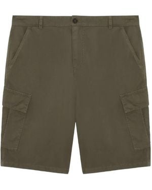 Lyle & Scott Logo-Embroidered Cargo Shorts - Green