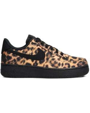 Nike Air Force 1 '07 Se Leopard Shoes - Black