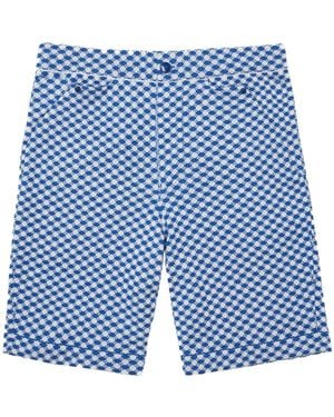 God's True Cashmere Cashmere Shorts - Blue